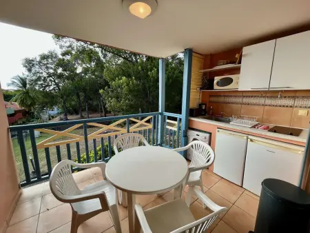 Studio climatisé Anse Caritan, accès plage - 2 pers. : photo 3