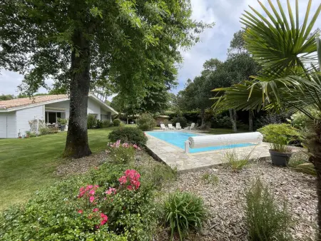Location villa à Vielle Saint Girons, Villa avec piscine et animaux admis - 8-10 pers.