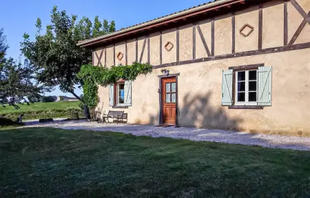 Maison de pierre avec piscine à Simorre : photo 10