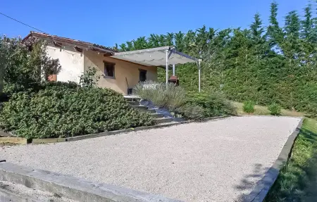 Maison de pierre avec piscine à Simorre : photo 12