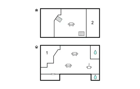 Wood loft Saint-Félicien, 6 personnes, poutres apparentes : photo 17
