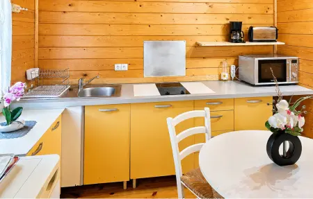Chalet bois Cévennes avec piscine partagée : photo 4