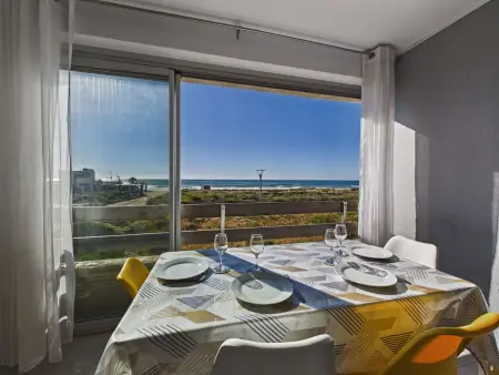 Studio cabine 4 pers. vue mer + parking à Marseillan-Plage : photo 1