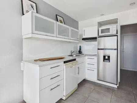 Studio cabine 4 pers. vue mer + parking à Marseillan-Plage : photo 5