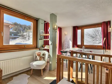 Duplex lumineux 6 pers. - La Plagne, vue sud-est : photo 9