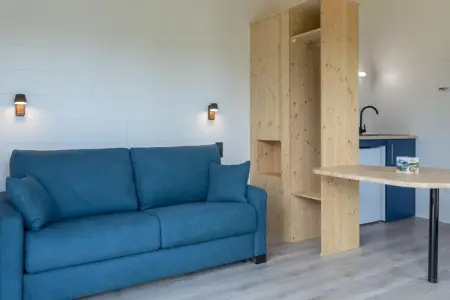 Chalet bois 18 m² vue forêt, Parc Millevaches : photo 3