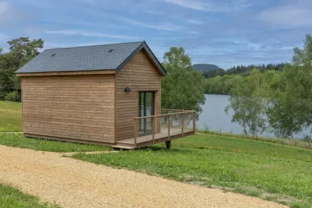 Chalet bois 18 m² vue forêt, Parc Millevaches : photo 22