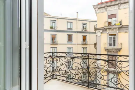 Location maison à Napoli, Appartement à Naples avec balcon