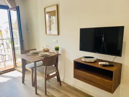 Appartement rénové style nordique, balcon jardin - Nerja : photo 4
