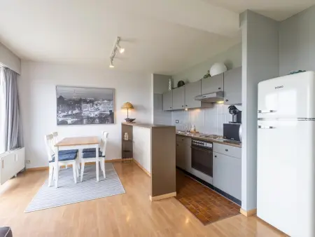Appartement avec terrasse et vue, Middelkerke, lit double : photo 2