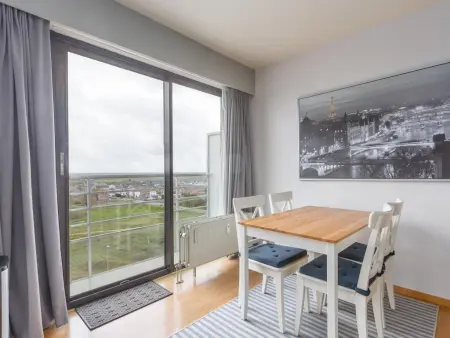 Appartement avec terrasse et vue, Middelkerke, lit double : photo 5