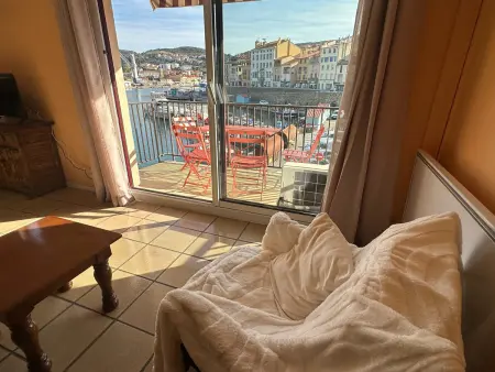 Appartement vue port, balcon sud - Port-Vendres : photo 3