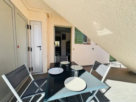 Studio cabine climatisé à 700m de la plage : photo 10