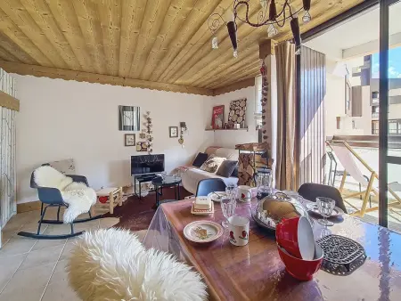 Les Menuires - Appart confort 6 pers, 2 pièces, WiFi, balcon : photo 2
