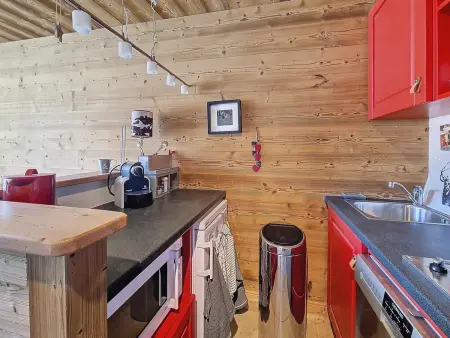Les Menuires - Appart confort 6 pers, 2 pièces, WiFi, balcon : photo 4