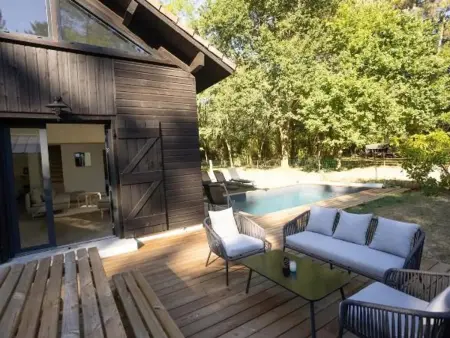 Location villa à Vielle Saint Girons, Maison avec piscine chauffée, WIFI - 13 pers.