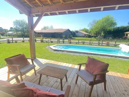Villa avec piscine, WIFI - 8 pers., Villa 8 personnes à Vielle Saint Girons - Photo 1