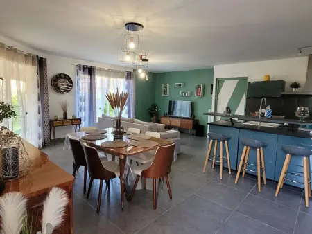 Villa avec piscine et animaux permis - 10 pers., Villa 10 personnes à Vielle Saint Girons - Photo 3