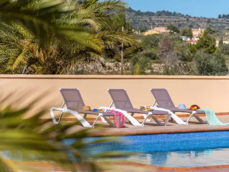 Villa rustique 8 pers, piscine 8x4m, 4 chambres à Benissa : photo 10