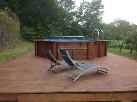 Villa avec piscine privée à Saint-Sernin, 3 chambres, 7 personnes : photo 8