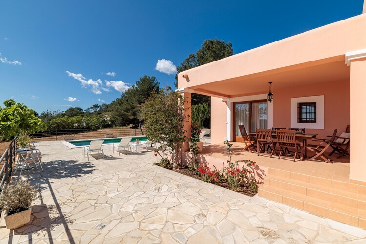 Villa Miquela à Sant Carles : piscine et vue mer - Photo 5