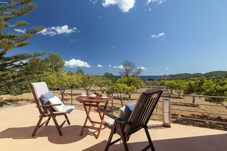 Villa Miquela à Sant Carles : piscine et vue mer - Photo 32