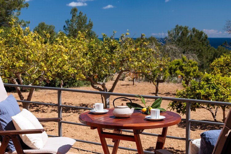 Villa Miquela à Sant Carles : piscine et vue mer - Photo 34