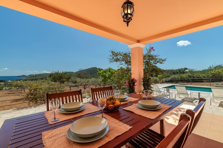 Villa Miquela à Sant Carles : piscine et vue mer - Photo 37