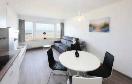 Appartement vue mer avec balcon sur la plage à Ostende : photo 1