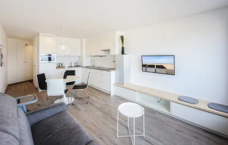 Appartement vue mer avec balcon sur la plage à Ostende : photo 6