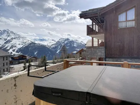 Appartement alpin 9 pers., terrasse jacuzzi vue Mont Pourri : photo 11