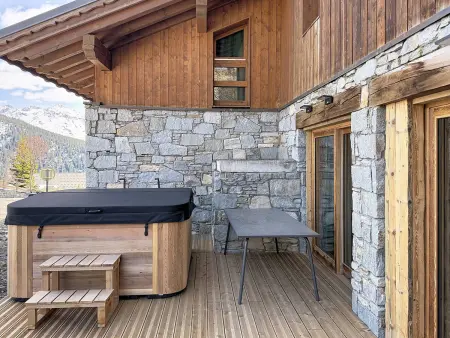 Appartement 8 pers. avec jacuzzi et vue Mont-Blanc : photo 10
