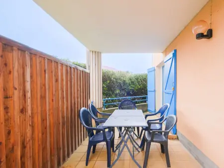 Appartement 4 pers Biscarrosse Plage, terrasse couverte : photo 1
