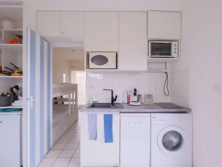 Appartement 4 pers Biscarrosse Plage, terrasse couverte : photo 5
