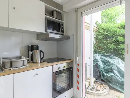 Duplex Biscarrosse : jardin clos, terrasse et parking privé : photo 5