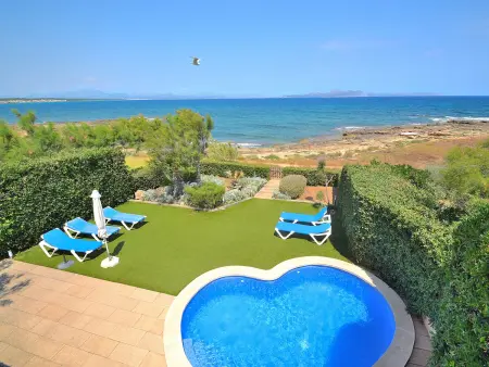 Villa première ligne de plage à Colonia de Sant Pere