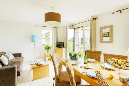 Duplex 6 pers. avec piscine chauffée à Cancale : photo 11