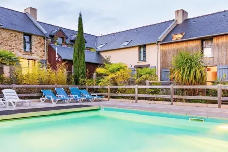 Duplex 6 pers. avec piscine chauffée à Cancale : photo 13