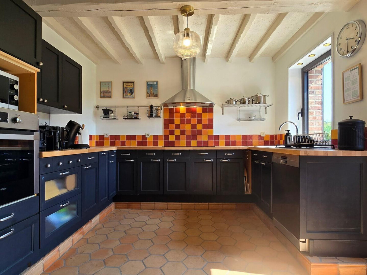 Gîte 8 pers. campagne calme, jardin 800m², accès Lille - Photo 5