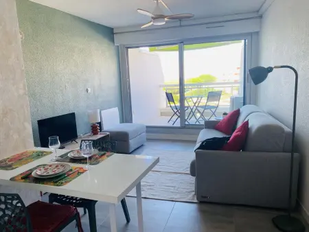 Studio cabine climatisé face mer, terrasse - La Grande-Motte : photo 4