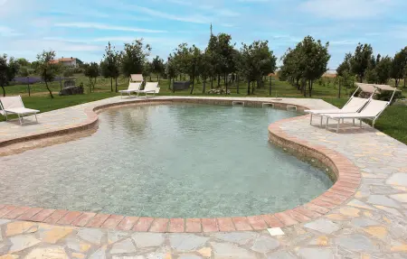 Maison 1 chambre avec piscine partagée, Pescia Romana : photo 1