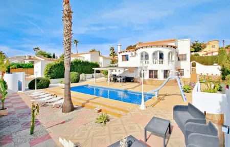 Villa 10 pers. Calpe : piscine toboggan & vue Penon Ifach : photo 1