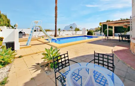 Villa 10 pers. Calpe : piscine toboggan & vue Penon Ifach : photo 7