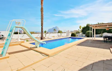 Villa 10 pers. Calpe : piscine toboggan & vue Penon Ifach : photo 10