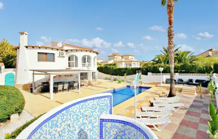 Villa 10 pers. Calpe : piscine toboggan & vue Penon Ifach : photo 14