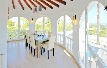 Villa 10 pers. Calpe : piscine toboggan & vue Penon Ifach : photo 21