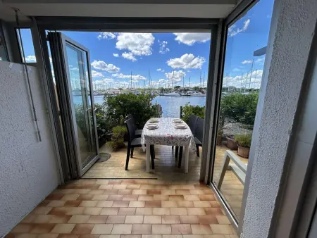 Appartement 4 pers. Cap d'Agde, terrasse vue port : photo 12