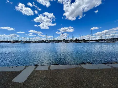 Appartement 4 pers. Cap d'Agde, terrasse vue port : photo 13