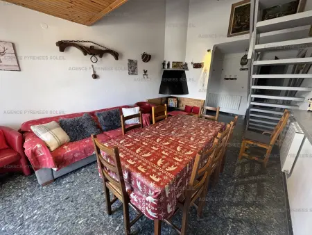 Duplex 8 pers. centre Les Angles, balcon sud-est : photo 2