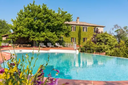 Appartement avec terrasse et piscine partagée à Murlo, Toscane : photo 1